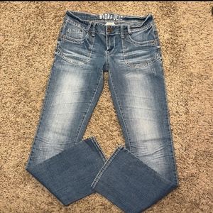 HYDRAULIC LOW RISE BOOTCUT JEANS